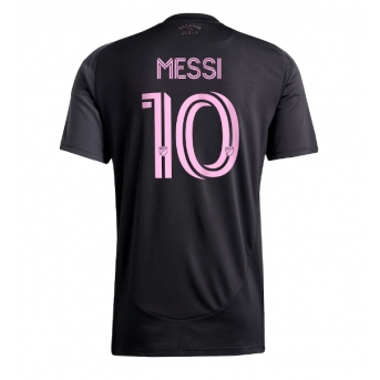 Billige Fotballdrakt Inter Miami Lionel Messi #10 Replika Bortedrakt 2025-26 Kortermet